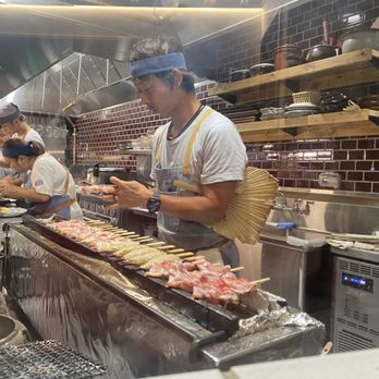 zoku - Yakitori being grilled in front of me - Izakaya Near Me - Redondo Beach, California