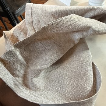 The Railway Cafe - Napkins much too stiff for casual dining. - Cafes Near Me - Winchester, Virginia