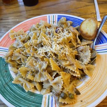 Dock House Seafood & More - Shrimp and Roasted Garlic Pasta - Seafood Near Me - Holden Beach, North Carolina