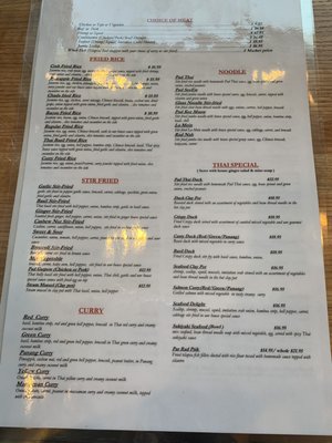 Menu photo 6 Chada Thai Restaurant Mt Juliet, TN