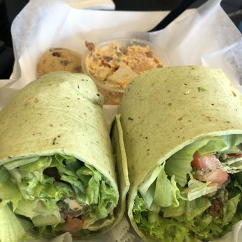 Sweet Cravings Bakery + Bistro - Chicken corner wrap with pesto - Sandwiches Near Me - Moab, Utah