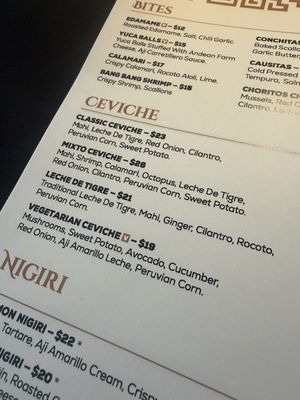 Menu photo 1 Ika Peruvian Nikkei Raleigh, NC