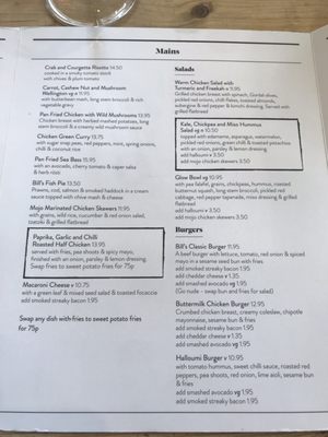 Menu photo 2 Bill's Chichester, WSX