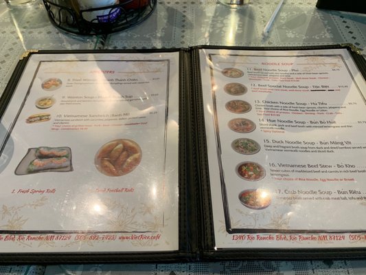 Menu photo 5 Viet Rice Rio Rancho, NM