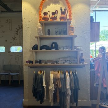Cielo Rojo - Items for sale at entrance--apparel, masa, chocolates, trinkets, lip balms - Mexican Near Me - Takoma Park, Maryland