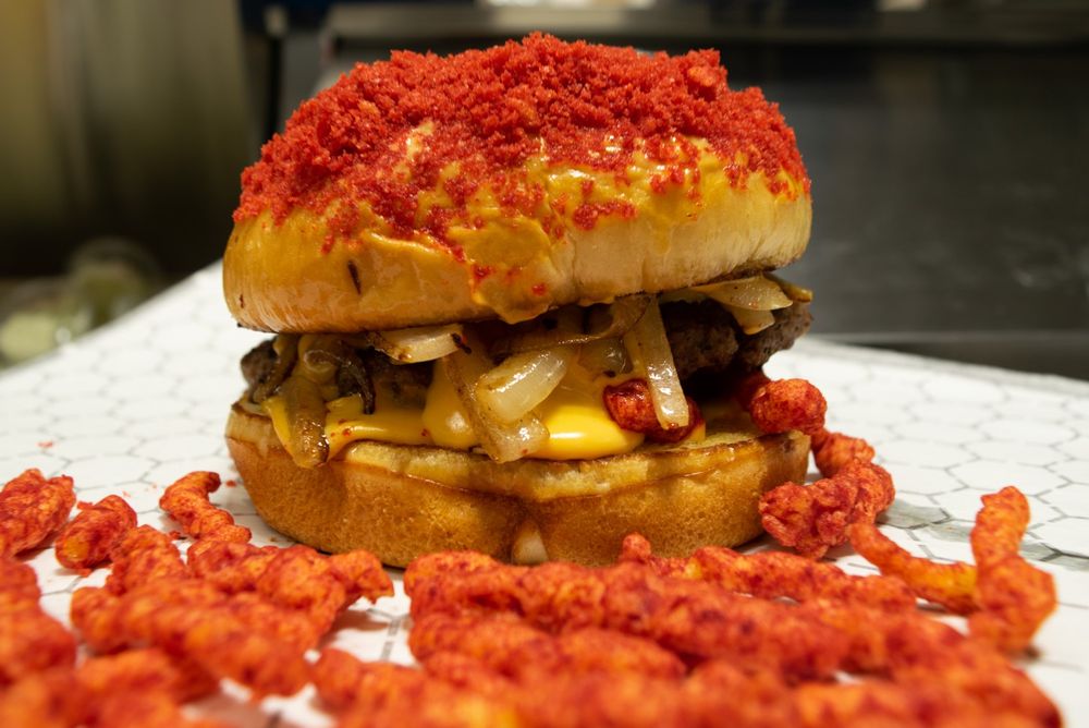 Food from Rodeo Burgers and Chicken