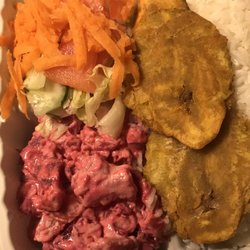 This accompanied the conch. Beets are a brilliant addition to potato salad.