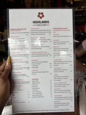 Menu photo 3 Highlands Washington, DC, DC Menu photo 3 Highlands Washington, DC, DC