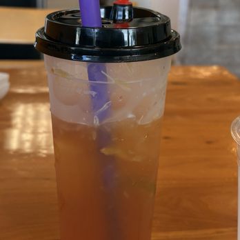 Yum Dumpling - mix fruit green tea - Noodles Near Me - Orange, California