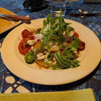 Mama's Fish House - Salad - fresh tomatoes and Maui onion - Seafood Near Me - Paia, Hawaii Mama's Fish House - Salad - fresh tomatoes and Maui onion - Seafood Near Me - Paia, Hawaii