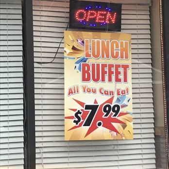 China Star - a sign for a lunch buffet - Chinese Near Me - Westfield, Massachusetts