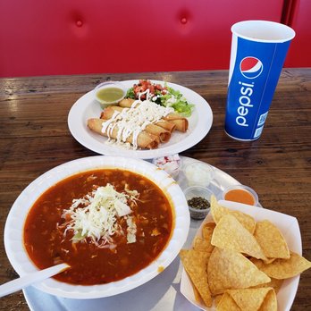 Mas Takos - Pazole and Potato taquitos - Tacos Near Me - Henderson, Nevada