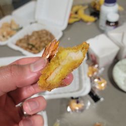 China Gourmet - Fried shrimp with corn batter? Super unique