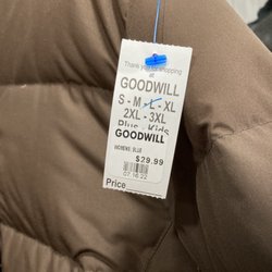 The Goodwill Store & Donation Center - Winter coats $30? These can be found brand new for less elsewhere.