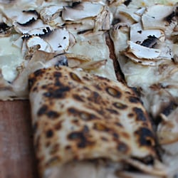 Taverne de l'Ackerland - Tarte flambée - Munster Detail