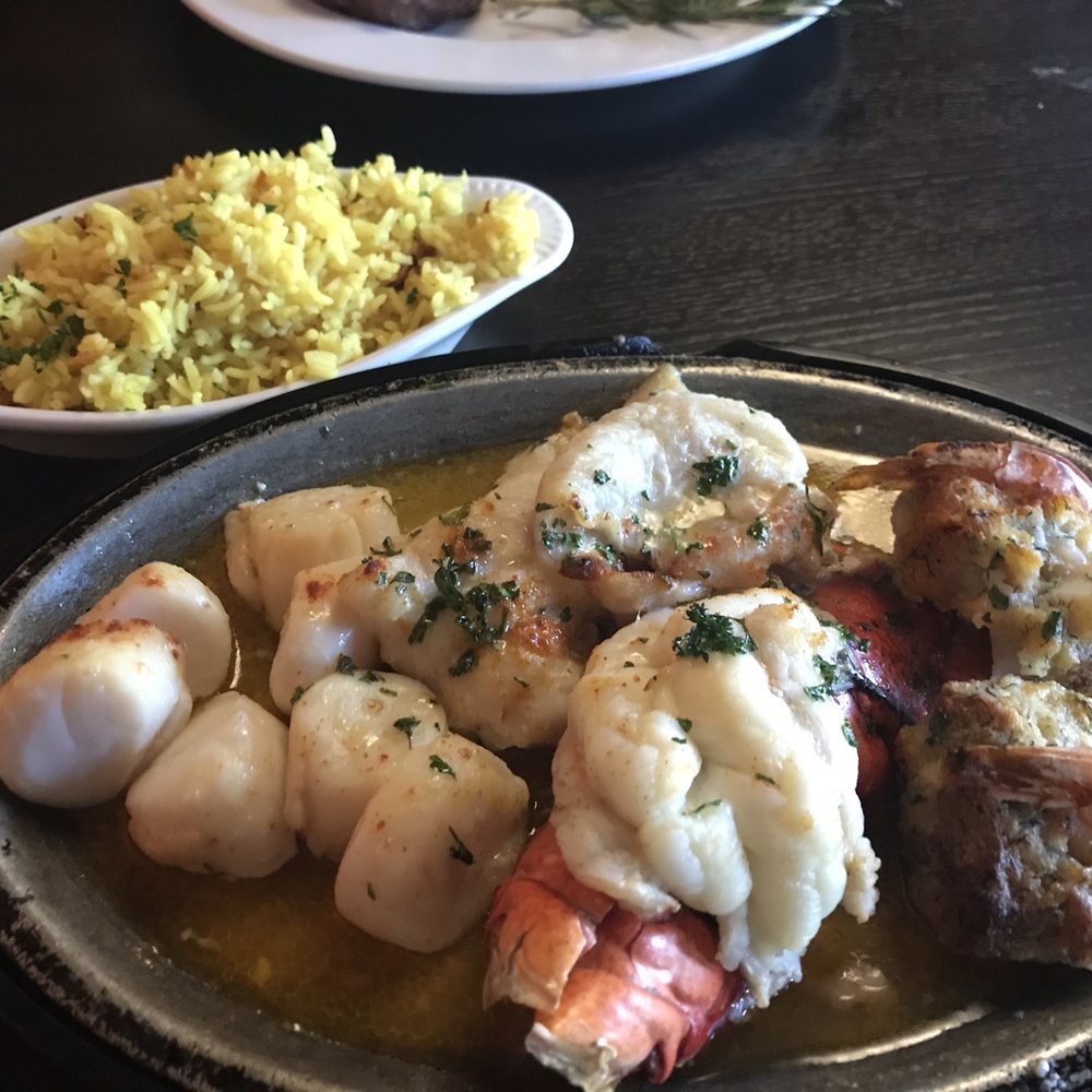 Black Rock Steakhouse - Broiled Seafood Platter - Steakhouses Near Me - Springfield, Vermont