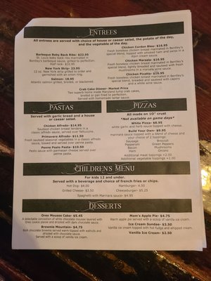 Menu photo 3 R J Bentley's Restaurant College Park, MD