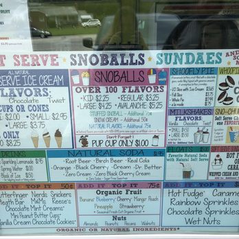 Shoofly Dairy Bar - Menu - Shaved Ice Near Me - Williamsburg, Virginia Shoofly Dairy Bar - Menu - Shaved Ice Near Me - Williamsburg, Virginia
