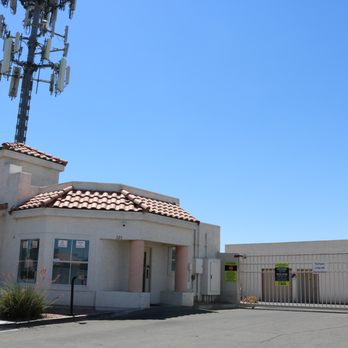 Crown Self Storage - Front of facility with front gate and keypad - Self Storage Near Me - North Las Vegas, Nevada Crown Self Storage - Front of facility with front gate and keypad - Self Storage Near Me - North Las Vegas, Nevada