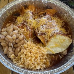 Papa Nachos - Grilled chicken enchiladas