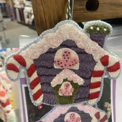 Rusty Crow Quilt Shop - Felt ornament kit- this was designed by the shop owner!