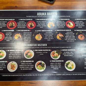 Asuka Ramen - Ramen options - Ramen Near Me - Dublin, Ohio Asuka Ramen - Ramen options - Ramen Near Me - Dublin, Ohio