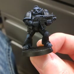 Games Workshop - Game character that Bill showed me some painting tecniques on.
