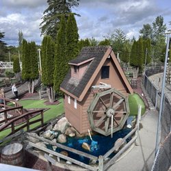 Station 49 - Wind mill - 18th hole on mini golf course