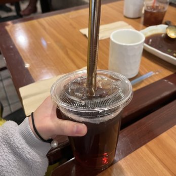 Aroma Eatery - Black Tea (They provide straws, but I used my reusable one instead haha) - Taiwanese Near Me - Burnaby, British Columbia Aroma Eatery - Black Tea (They provide straws, but I used my reusable one instead haha) - Taiwanese Near Me - Burnaby, British Columbia