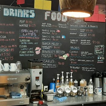 8-Bit Beans - Food and Drink menu - Arcades Near Me - Whitby, Ontario