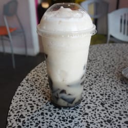 Teacup2go - Lychee with grass jelly ($4.55)