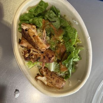 Java Burrito Company - Bowl with chicken, rice and salsa verde - Mexican Near Me - Hilton Head Island, South Carolina Java Burrito Company - Bowl with chicken, rice and salsa verde - Mexican Near Me - Hilton Head Island, South Carolina
