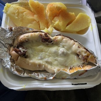 Niko Niko's - Philly Cheesesteak Sandwich Order of Oven Roasted Potatoes - Greek Near Me - Houston, Texas Niko Niko's - Philly Cheesesteak Sandwich Order of Oven Roasted Potatoes - Greek Near Me - Houston, Texas