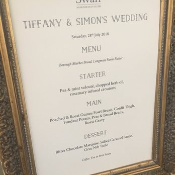 Swan - July wedding 2018 - British Near Me - Bankside, XGL Swan - July wedding 2018 - British Near Me - Bankside, XGL