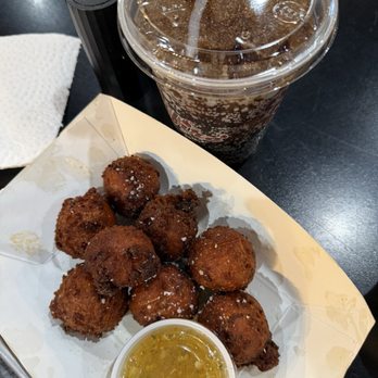 Sugarfire Smoke House - Pork Belly Hush Puppies - Smokehouse Near Me - Saint Charles, Missouri Sugarfire Smoke House - Pork Belly Hush Puppies - Smokehouse Near Me - Saint Charles, Missouri