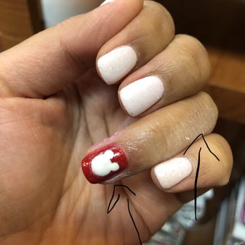 Crystal Nails & Day Spas - Got clear coat everywhere and left white paint residue - Nail Salons Near Me - Roseville, California Crystal Nails & Day Spas - Got clear coat everywhere and left white paint residue - Nail Salons Near Me - Roseville, California