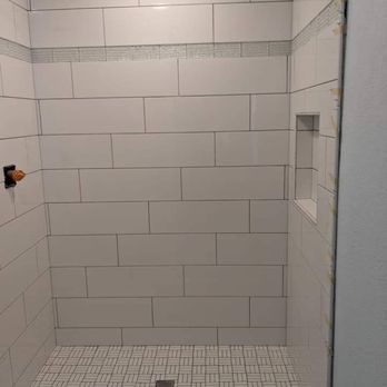 Doyle Construction - Guest walk-in shower. - Carpenters Near Me