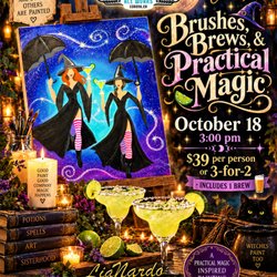 LiaNardo Mobile Paint and Sip - Upcoming Halloween event at Skyland Ale Works Corona