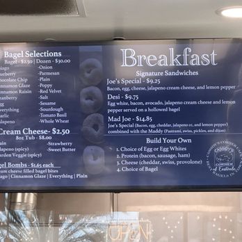 Cassidys Corner Cafe - Breakfast Menu and Bagel Selections (December 2025) - Bagels Near Me - Eastvale, California