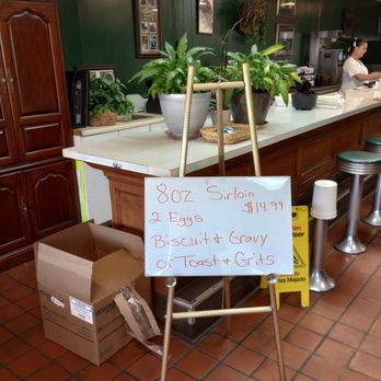 Downtown Cafe - a sign in the middle of the counter - Southern Near Me - Tullahoma, Tennessee