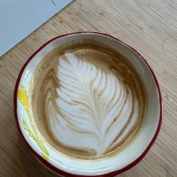 The Wild Plum Cafe - Latte with oat milk - Bakeries Near Me - Monterey, California The Wild Plum Cafe - Latte with oat milk - Bakeries Near Me - Monterey, California
