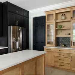 Cabinets Of Maine - Legacy Cabinets in Ebony & Maple