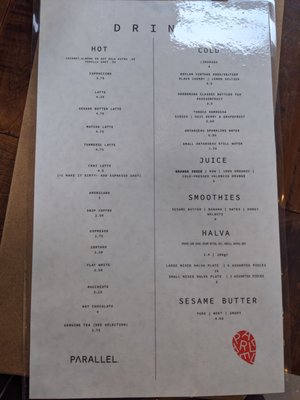 Menu photo 4 Parallel Toronto, ON