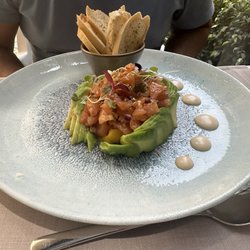 Nineteen - Salmon sashimi with mango