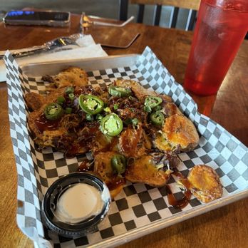 Pouring Glory - Brisket nachos - Beer Bar Near Me - Fort Worth, Texas Pouring Glory - Brisket nachos - Beer Bar Near Me - Fort Worth, Texas