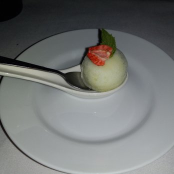 Quiessence - Palate cleanser, cucumber sorbet. - New American Near Me - Phoenix, Arizona