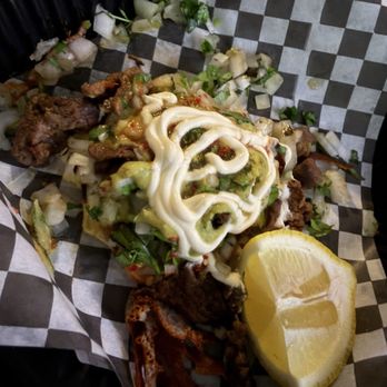 El Cejas Meat Market - Asada vampiro. Crispy as hell and hella toppings- SOO GOOD! - Meat Shops Near Me - Stockton, California El Cejas Meat Market - Asada vampiro. Crispy as hell and hella toppings- SOO GOOD! - Meat Shops Near Me - Stockton, California
