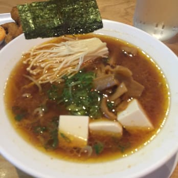 GoBistro - Veggie tofu ramen...I like how the seaweed looks to be levitating over the top of the bowl. - Sushi Bars Near Me - Hollywood, Florida GoBistro - Veggie tofu ramen...I like how the seaweed looks to be levitating over the top of the bowl. - Sushi Bars Near Me - Hollywood, Florida