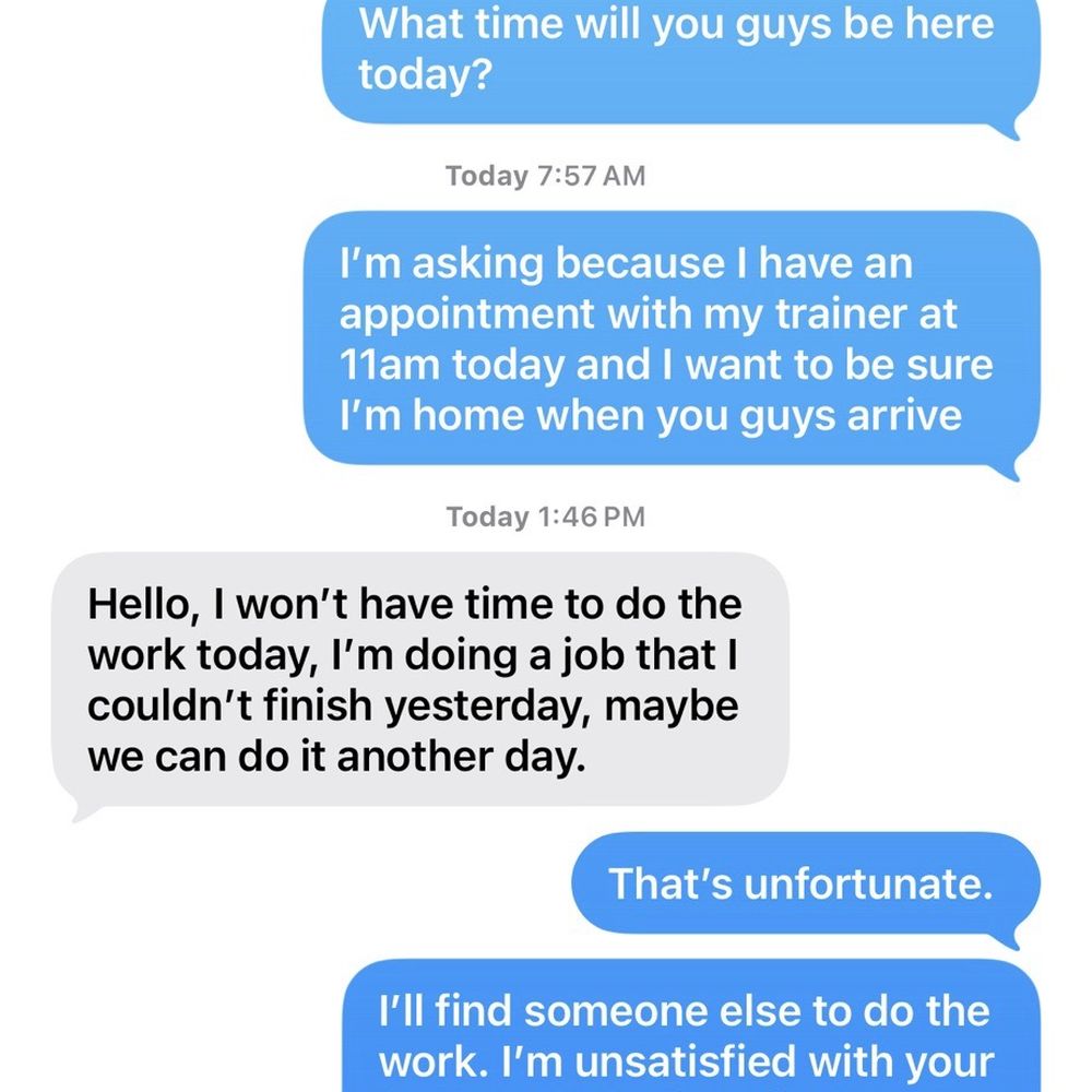 Pablo tree Services - Lack of professionalism, courtesy, respect, and no customer service. Do not use. - Tree Services Near Me Pablo tree Services - Lack of professionalism, courtesy, respect, and no customer service. Do not use. - Tree Services Near Me