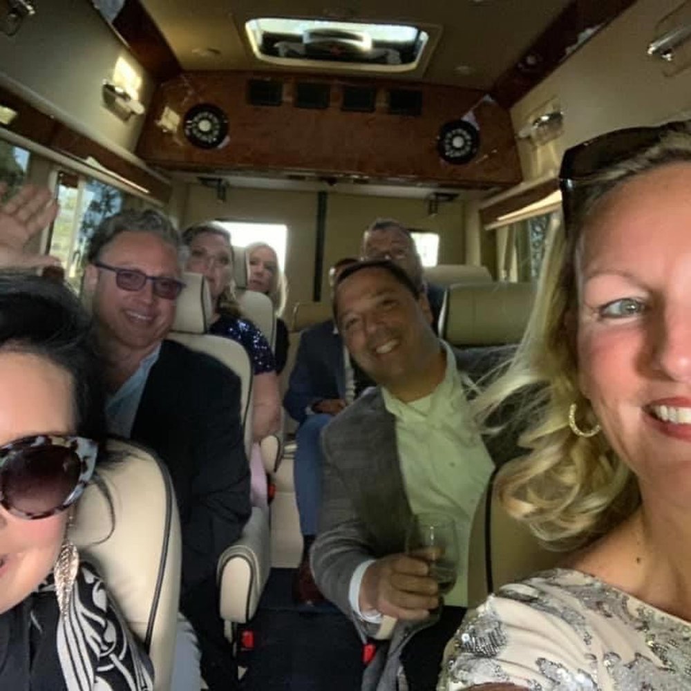 Destination Napa Valley - On our way to dinner in Tom's Sprinter - Wine Tours Near Me - Napa, California Destination Napa Valley - On our way to dinner in Tom's Sprinter - Wine Tours Near Me - Napa, California